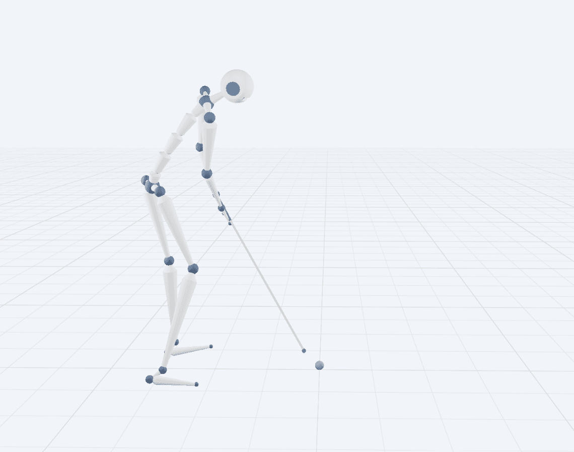 3D swing visualization interface